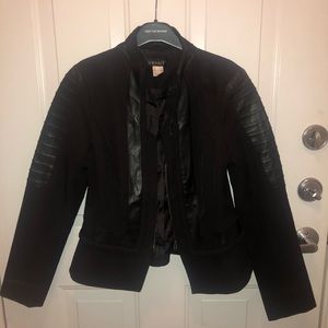 Venus jacket with Leather accents